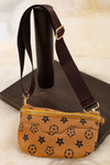 Star pattern printed bag/can be use as a belt bag or crossbody. BBG65153011