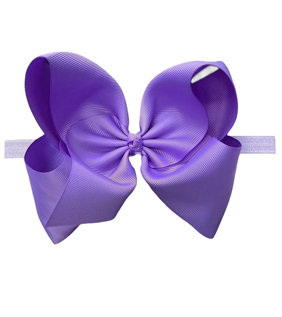 6"Baby headbands available in 10 colors. 5pcs/$10.00