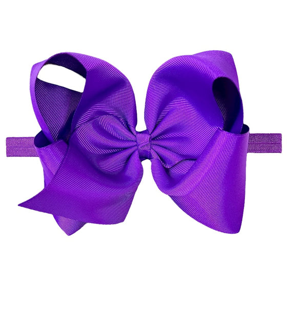 6"Baby headbands available in 10 colors. 5pcs/$10.00