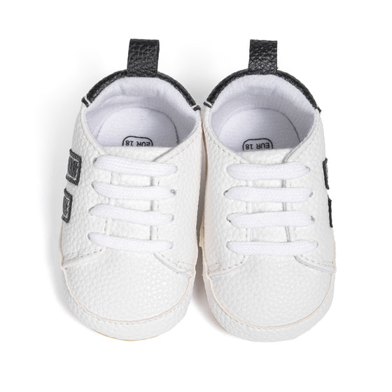 Unisex pleather baby tennis, super cute. PT5107