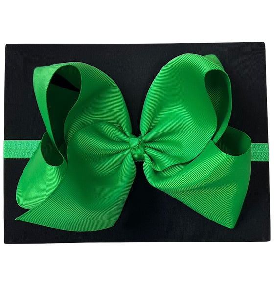 6"Baby headbands available in 10 colors. 5pcs/$10.00