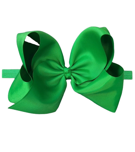 6"Baby headbands available in 10 colors. 5pcs/$10.00