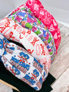 Cute multi-printed girls headband! 2PCS/