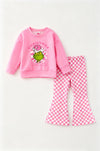Pink checkered girls top and bottoms. OFG62973 MON