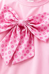 Inspired large front bow on top and pants. OFG62967 AMY