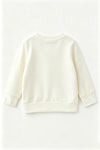 Christmas tree printed on white long sleeve top. TPG60762 MON
