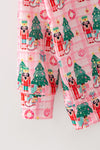 Gingham plaid printed on pink top and bottoms. OFG63373 SOL
