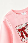 Merry & Bright Pink long sleeve top. TPG60761 AMY