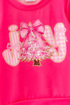 Joy Pink long sleeve top and pink gingham leggings. OFG63357 SOL