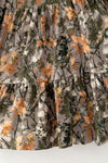 Camouflage girls tiered dress. DRG65196 SOL