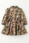 Camouflage girls tiered dress. DRG65196 SOL