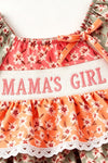Mama's Girl bubble sleeve and 2 tiered ruffle bodysuit. RPG64366 AMY