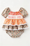Mama's Girl bubble sleeve and 2 tiered ruffle bodysuit. RPG64366 AMY