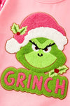 Christmas character front applique and sequins sleeves. TPG60769 AMY