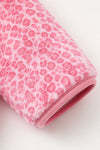 LT. Pink animal printed girls cozy jacket. TPG60778 AMY