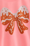 Bow ginger cookie printed top and skort. OFG62978 Bre