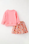 Bow ginger cookie printed top and skort. OFG62978 Bre