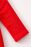 Red tunic and Christmas printed bells. OFG63381 AMY