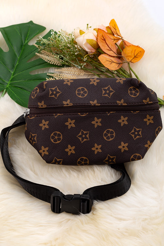 Dark Brown sling bag that can be use as a crossbody. BBG40058 M