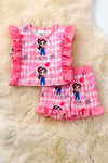 Rache* printed girls 2 piece set. OFG50325 AMY