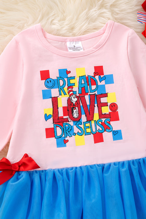 "Read Love Dr.Seus*" Ruffle top & leggings. OFG50524 JEAN