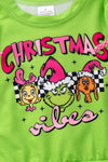 Green Grinc*mas sweatshirt with sleeve bows. TPG50654 Sol