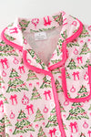 LT. Christmas tree & ornament printed pajamas. PJG60520 AMY