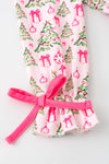 LT. Christmas tree & ornament printed pajamas. PJG60520 AMY