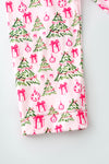 LT. Christmas tree & ornament printed pajamas. PJG60520 AMY