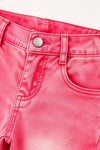 Pink rhinestone bell pants. PNG70007 SOL