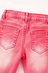Pink rhinestone bell pants. PNG70007 SOL