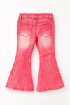 Pink rhinestone bell pants. PNG70007 SOL