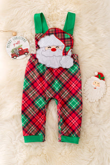  RPB40326 WEN: Reindeer applique romper w/snaps.