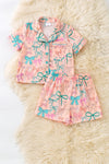 Coquette Easter bunny printed girls pajamas. PJG60055 SOL