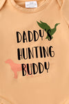 "Daddy's Hunting Buddy" Onesie & camouflage bottoms & beanies. RPB50194 JEA