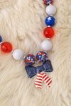 Cute coquette bubble necklace with pendant. 3pcs/$15.00