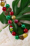 Multi-Color bubble necklace w/side pendant. 3PCS/$15.00 ACG40268 M