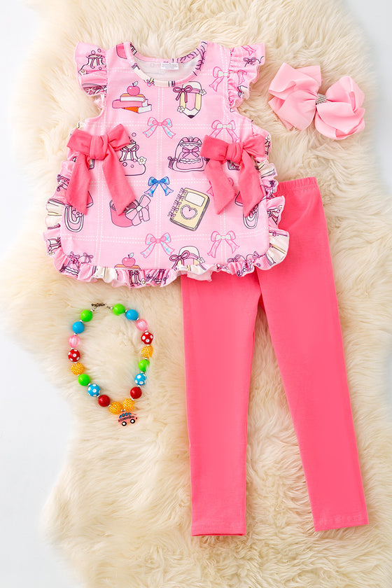 Back to school top & leggings. OFG50531 JEAN