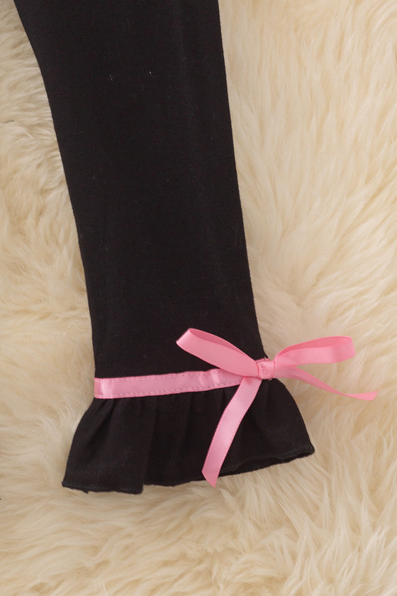 Halloween girls twirl tunic and black leggings. OFG52338 AMY
