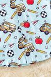 Lt. Blue back to school button up shirt. TPB60170 AMY