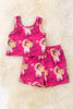 Taylo*r fuchsia short set. OFG50790 amy