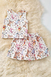 Character printed top & skort. OFG52573 AMY