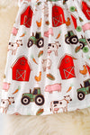 Sweet Farm printed dress.  DRG41257 SOL