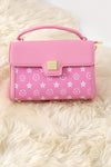 Bubble Pink and white star inspired purse. BBG60027 S