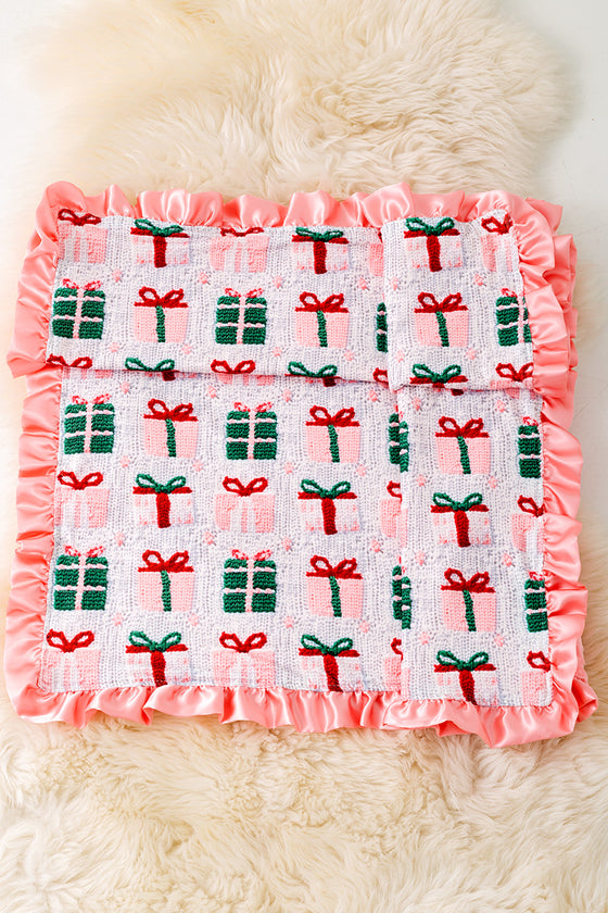 35" X 35" Christmas Gift 3d printed pattern baby blanket. BKG50151 S