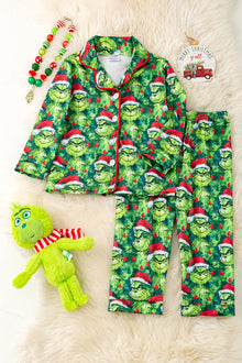  Christmas Character printed unisex pajamas. PJG50426 JEAN