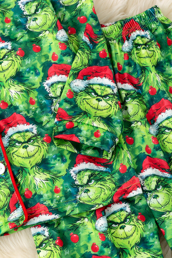 Christmas Character printed unisex pajamas. PJG50426 JEAN