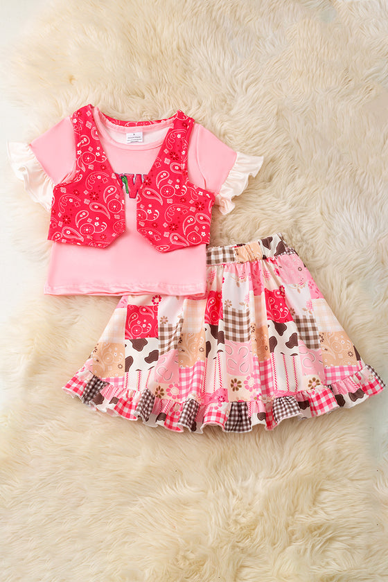 Howdy western 2 piece set. WESTERN OFG51931 JEAN