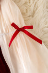 Maroon velvety Christmas dress with under shirt. OFG51673 AMY