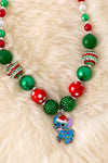 Christmas multi-color bubble necklace. Choose your favorite!